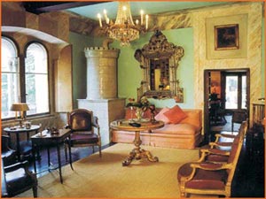 immagine dell´interno di una stanza del castello immagine dell´interno di una stanza del castello