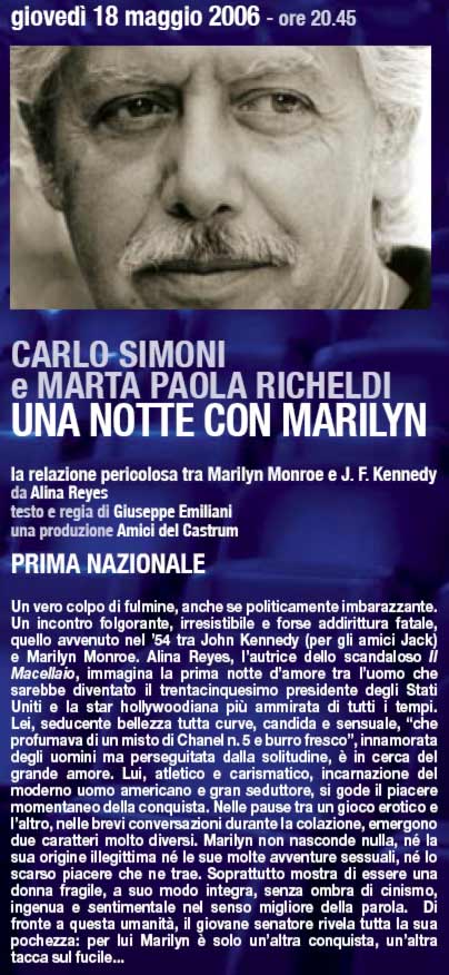 Una notte con Marilyn
